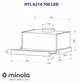 Витяжка телескопічна Minola HTL 6214 BLF 700 LED - изображение 10
