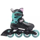 Ковзани роликові Rollerblade Fury 2024 black-sea green 33-38 - зображення 2