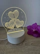 3D Светильник ночник TOPA светодиодный Сердце I love you Creative 3D - изображение 2