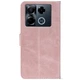 Чохол-книжка Crazy Horse Clasic для Infinix Note 40 Pro Rose Gold (Front) (59581) - изображение 3