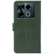 Чохол-книжка Crazy Horse Clasic для Infinix Note 40 Pro Dark Green (Front) (59586) - зображення 3