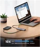 USB-хаб Ugreen USB-C to 2 x USB 3.0 + 2 x USB-C 5 Gpbs Space Grey (UGR-15395) - изображение 4