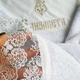 Именной набор для крещения Светлая любовь + махровая крыжма, мешочек для локона, мешочек для хранения 100х100 см белый (020) - изображение 3