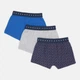 Набор детских трусов-боксеров 3 шт для мальчика Unco 87890338 110-116 см Bleu/Blue (3349600281189) - изображение 2