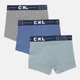 Набор детских трусов-боксеров 3 шт для мальчика CXL 87890290 110-116 см Blue Green/Blue Jeans/Grey Mel (3210100079296) - изображение 2