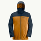 Куртка демісезонна з капюшоном чоловіча Jack Wolfskin Taubenberg 3In1 Jkt M 1115311_M0043 S Помаранчевий/Темно-синій (4064886310567) - зображення 9