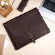 Кожаная папка для документов с гравировкой, Brown, Malina Leather - изображение 1