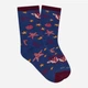 Носки женские высокие хлопковые DUNA 3111 21-23 Синие (4823094655453) - изображение 6