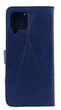 Чохол книжка Business Leather Clips для Samsung Galaxy M22 / M225 на магніті з підставкою темно-синій - зображення 2