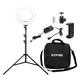 Кольцевая LED лампа 35 см и штатив 1.8М ZM336 |180cm Tripod Stand, Plug Powered, 3200-5600K| - изображение 1