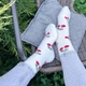 Набор норковых зимних женских носков NiceSocks Фрукты, 5 пар/36-41р - изображение 3