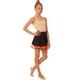 Юбка клеш с воланом из фатина для танцев SP-Sport 1626 размер 30 (110-116см) Black-Orange - изображение 3