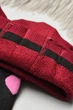 Колготы детские махровые для девочки бордового цвета с рисунком УЮТ рост 86 см: 86 - 92 см (191641) - изображение 3