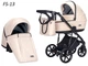 Детская универсальная коляска 2 в 1 Angelina FIBI SENSE Eco FS-13 Светло-бежевый - изображение 2