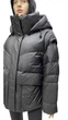 Куртка зимняя Snow Owl короткая со съемным капюшоном и рукавами MQ24AWD-5940 L черный - изображение 2