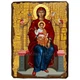 Икона Пресвятая Богородица на престоле ,икона на дереве 170х230 мм (1080-2) - изображение 1
