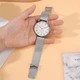 Універсальний Жіночий стильний наручний годинник Besta Love UA Silver - зображення 4
