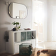 Стелаж белый MS235 совместим с аксессуарами ikea kallax - изображение 3