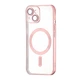 Чехол силиконовый противоударный WAVE Metal Color Case with MagSafe + защита камеры для Apple iPhone 14 Plus (6.7") Pink - изображение 1