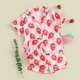 Дитяча літня піжама для дівчаток Sleepwear Strawberry, Рожевий, 90 см - зображення 3