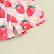 Дитяча літня піжама для дівчаток Sleepwear Strawberry, Рожевий, 90 см - зображення 8