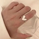 Каблучка Біле серце - зображення 11
