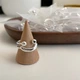 Кольцо Улыбка серебристое - изображение 6