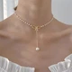 Женские бусы Ивуар золотистые - изображение 1