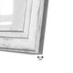 Дзеркало «MARCO DECOR - 7024–284-K» 65х175 см. Текстура біла із сріблястим - изображение 5