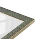 Дзеркало «MARCO DECOR - 4517BP – 906» 55х100 см. Золото з бірюзовою патіною - изображение 4