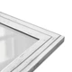 Дзеркало «MARCO DECOR - 4522–284-K» 55х100 см. Текстура біла із сріблястим - изображение 4