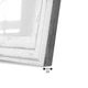 Дзеркало «MARCO DECOR - 4522–284-K» 55х100 см. Текстура біла із сріблястим - изображение 5
