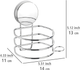 Uchwyt na suszarkę do włosów Wenko Osimo Static-Loc stal chromowana (4008838336847) - obraz 4