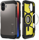 Etui Spigen Tough Armor MAG Apple iPhone 16 6.1" MagSafe gunmetal ACS08215 (8809971231107) - obraz 4