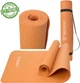Коврик для йоги и фитнеса TECOFIT EVA 173x61x0.6 см Оранжевый + чехол-сумка в подарок (TOP240214836/1) - изображение 1