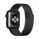 Ремешок металический магнитный для Apple Watch Milanese Loop 42/44/45/49 mm / Ultra / Ultra 2 black - изображение 4