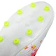 Бутсы футбольные детские с носком SP-Sport 99K размер 35 White-Black-Neon Green - изображение 7
