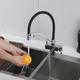 Смеситель гибкий для кухни под фильтр Gappo G4395-60 хром/черный - изображение 3