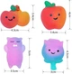 Антистрес Сквіші Squishies - желейки серія градієнтних кольорів - 10 шт - зображення 2