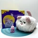 Котенок интерактивный Cute Cat виляет хвостиком звуковые эффекты Белый с розовым (933-103 E) - изображение 1