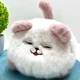 Котенок интерактивный Cute Cat виляет хвостиком звуковые эффекты Белый с розовым (933-103 E) - изображение 5