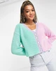 Кардиган Daisy Street Relaxed Boxy Зелений-Рожевий L 110188423 - зображення 1