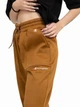 Спортивні штани Champion RIB CUFF Коричневий L 116596 - зображення 3