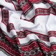 Ткань декоративная Анастасия с орнаментом красно-черная, этнический узор м.п. - изображение 2