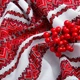 Ткань декоративная Анастасия с орнаментом ярко-красная, этнический узор м.п. - изображение 4