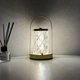 Портативная металлическая настольная LED лампа D15 с аккумулятором и сенсорным управлением - изображение 1