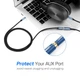 Кабель аудіо Ugreen AV118 3.5 mm подовжувач 0.5 м Black (40672) - зображення 4