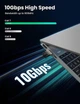 Патч корд Ugreen NW107 мережевий кабель 10 Гбіт\с Ethernet RJ45 Cat 7 1м Black (NW107) - зображення 2