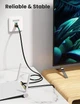 Патч корд Ugreen NW107 мережевий кабель 10 Гбіт\с Ethernet RJ45 Cat 7 1м Black (NW107) - зображення 6