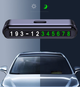 Парковочная карта - автовизитка с номером телефона Cheges Parking Number Plate Черная - изображение 8